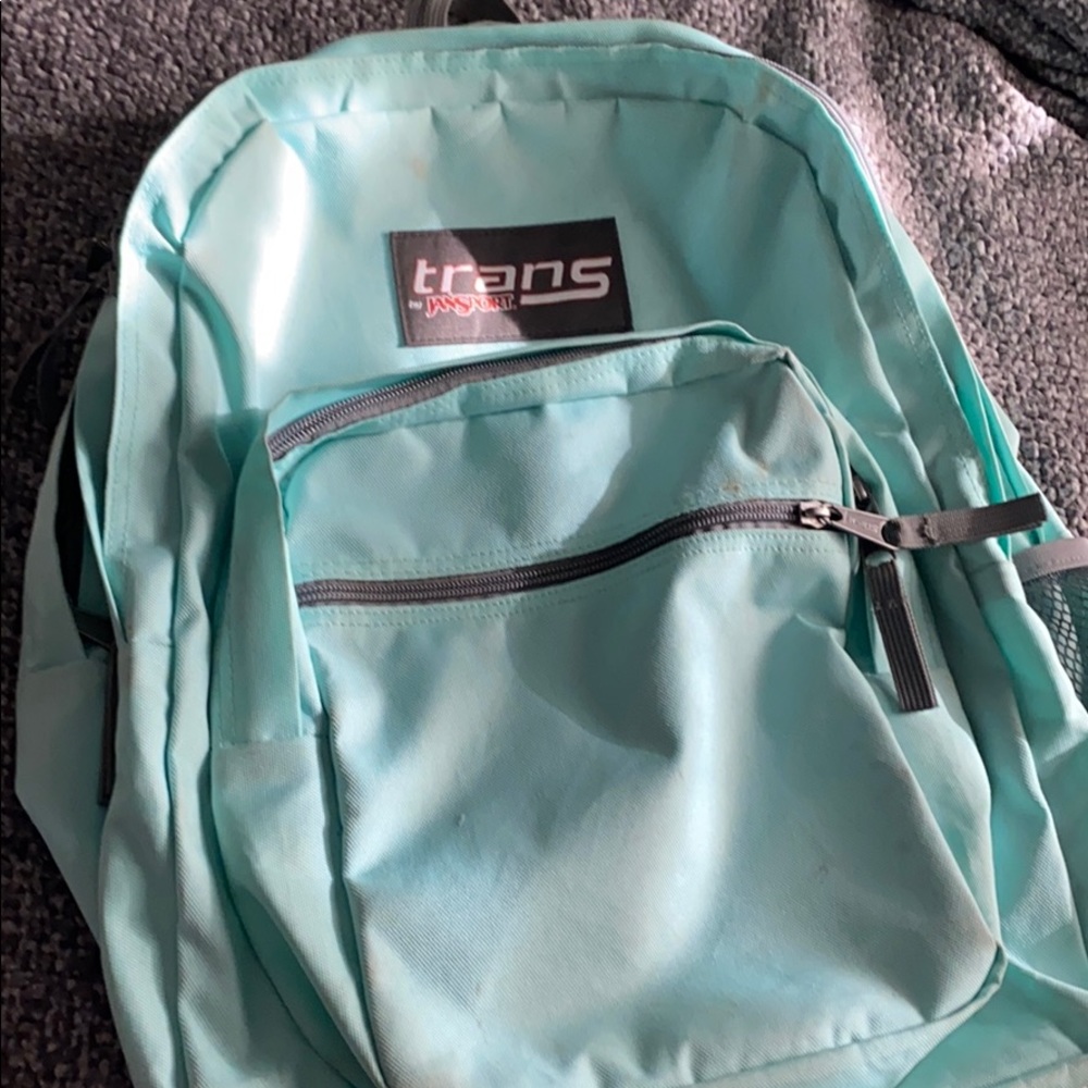 Jansport teal blue backpack